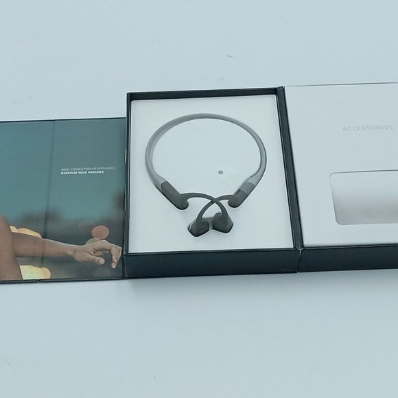 AfterShokz Aeropex On the Ear Wireless Headphones - Lunar Gray *Opened box Newv